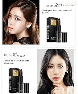 Bioaqua Instant Hair Color Stick – One-Time Root Touch Up Pen for Grey Hair Coverage