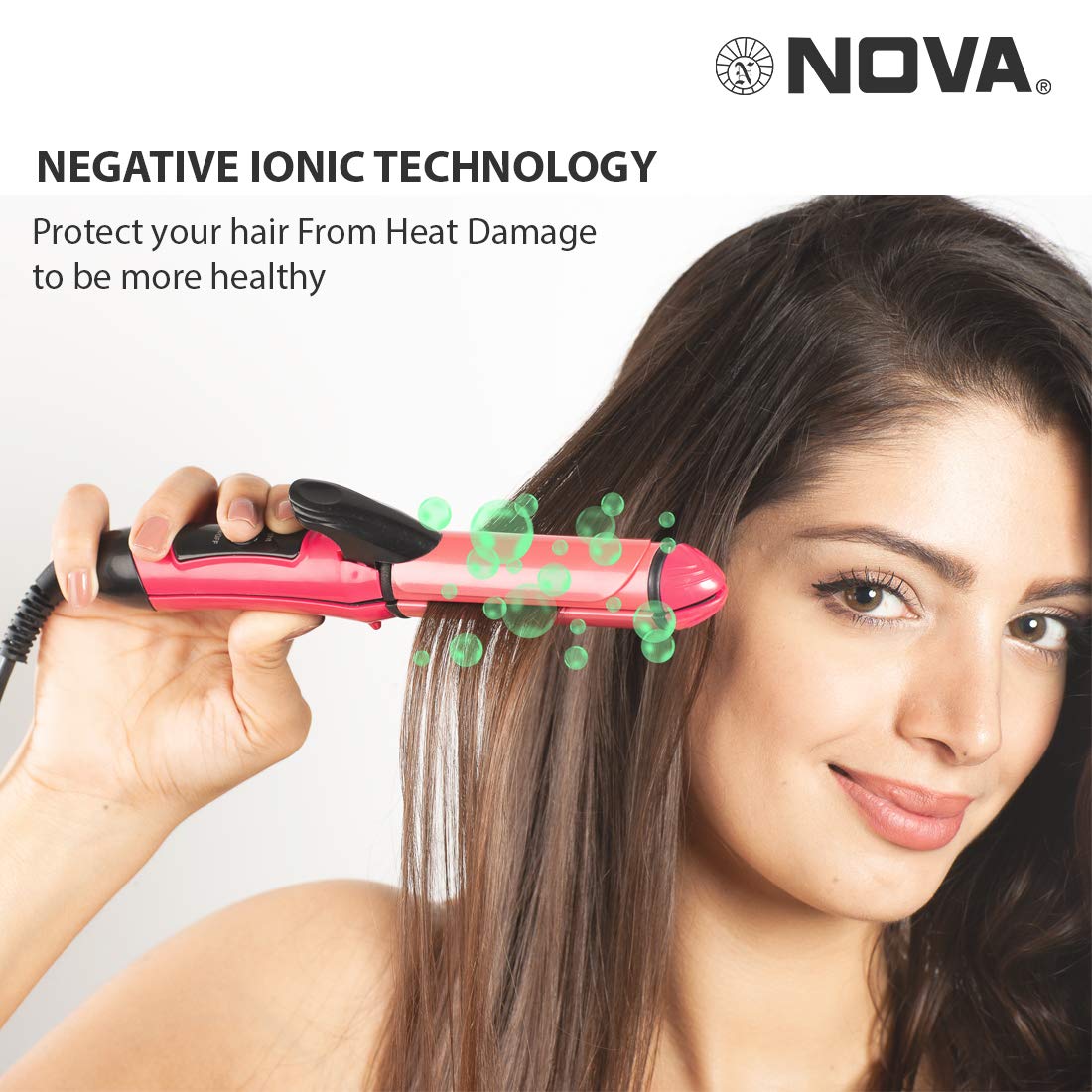 2 in 1 Hair Styling Iron – Straightener & Curler