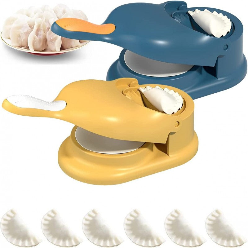 2-in-1 Dumpling Mold Maker – Manual Dumpling & Empanada Press Tool