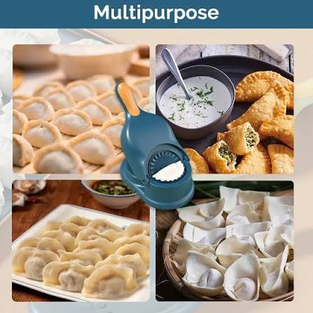 2-in-1 Dumpling Mold Maker – Manual Dumpling & Empanada Press Tool