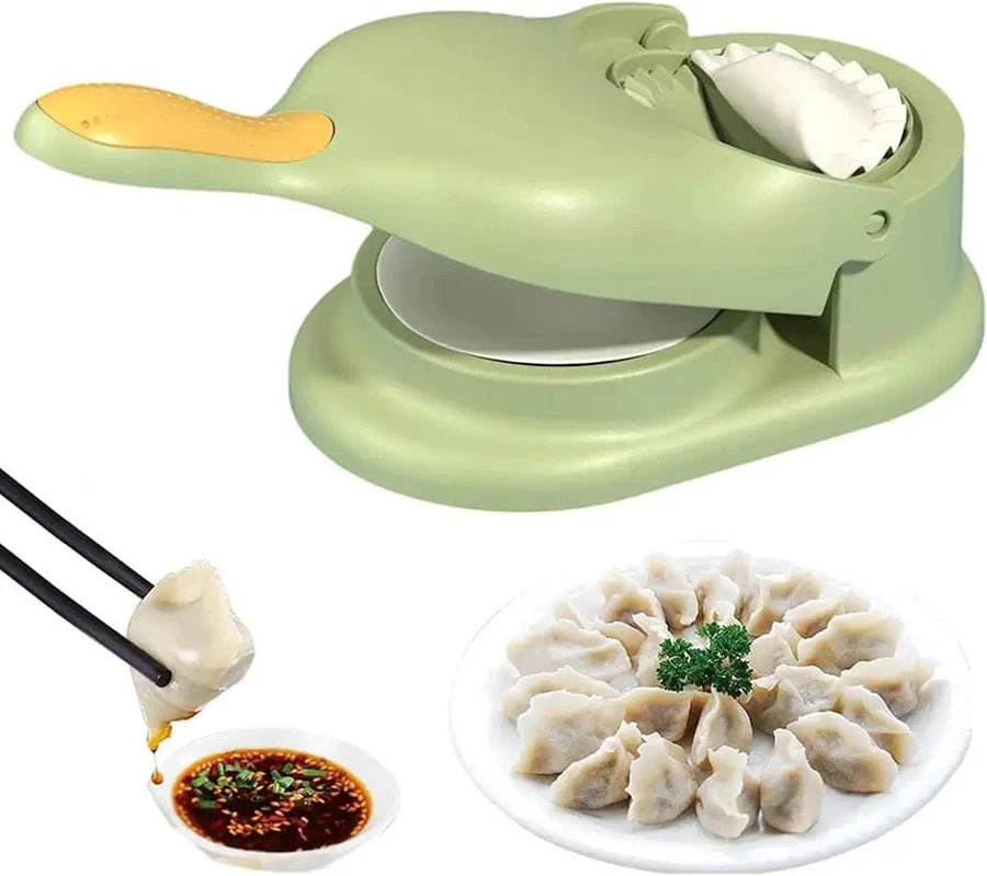 2-in-1 Dumpling Mold Maker – Manual Dumpling & Empanada Press Tool