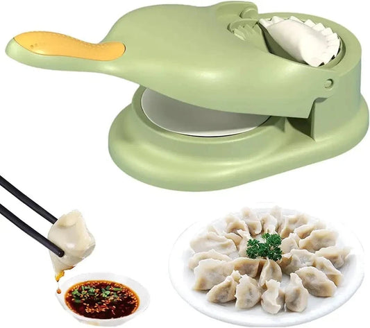 2-in-1 Dumpling Mold Maker – Manual Dumpling & Empanada Press Tool