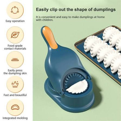 2-in-1 Dumpling Mold Maker – Manual Dumpling & Empanada Press Tool