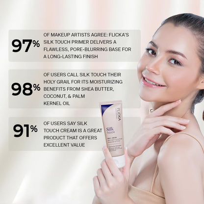 Flicka Silk Touch Milk-Cream – Multi-Function Moisturizer & Pore Blurring Primer