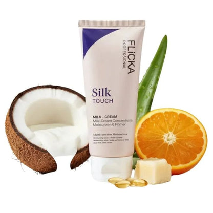 Flicka Silk Touch Milk-Cream – Multi-Function Moisturizer & Pore Blurring Primer