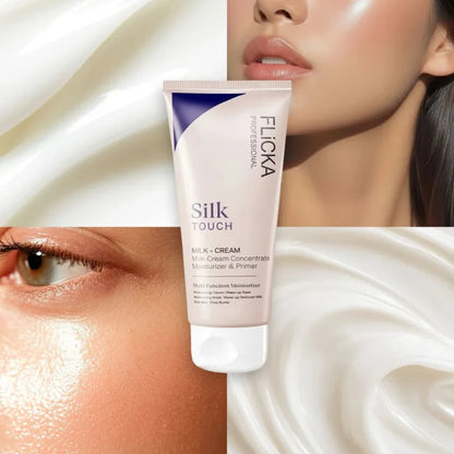 Flicka Silk Touch Milk-Cream – Multi-Function Moisturizer & Pore Blurring Primer