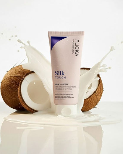 Flicka Silk Touch Milk-Cream – Multi-Function Moisturizer & Pore Blurring Primer