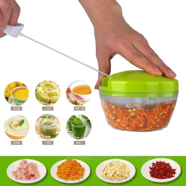 Multi-Functional Manual Food Chopper – Speedy Pull String Cutter