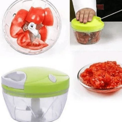 Multi-Functional Manual Food Chopper – Speedy Pull String Cutter