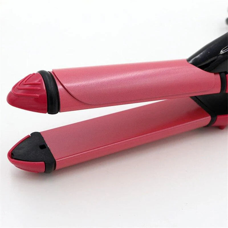 2 in 1 Hair Styling Iron – Straightener & Curler