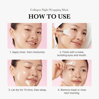Medicube Collagen Night Wrapping Mask – Peel-Off Overnight Face Mask
