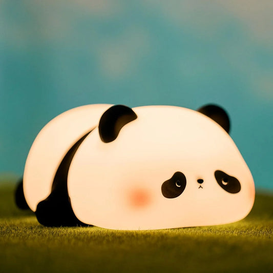 Cute Panda Rechargeable Silicone Night Lamp – Soft Squishy LED Night Light