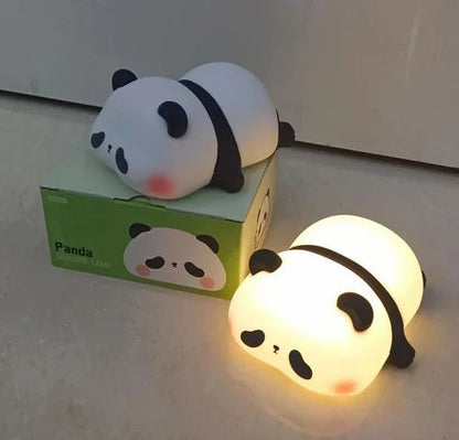 Cute Panda Rechargeable Silicone Night Lamp – Soft Squishy LED Night Light