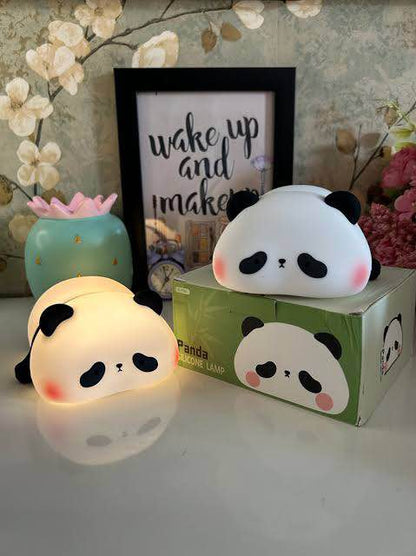 Cute Panda Rechargeable Silicone Night Lamp – Soft Squishy LED Night Light