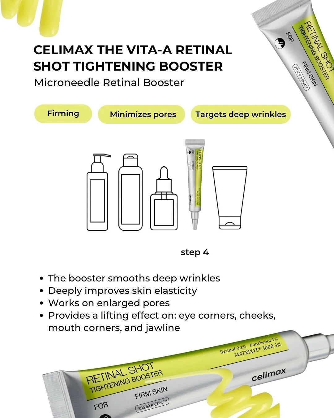 Celimax The Vita-A Retinal Shot Tightening Booster – Nano Retinal Firming Serum