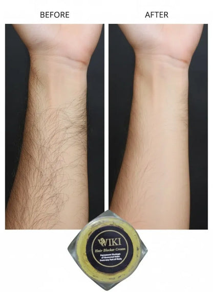 Wiki Hair Blocker Cream – Unwanted Hair Reduction Cream for Face & Body
